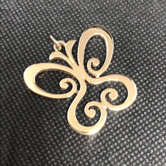 James Avery Retired Large 14K Gold Spring Butterfly Pendant (12g) - Picture 2 of 6